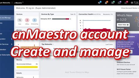 Cnmaestro Account Create And Manage Creating A Cloud Nms Account