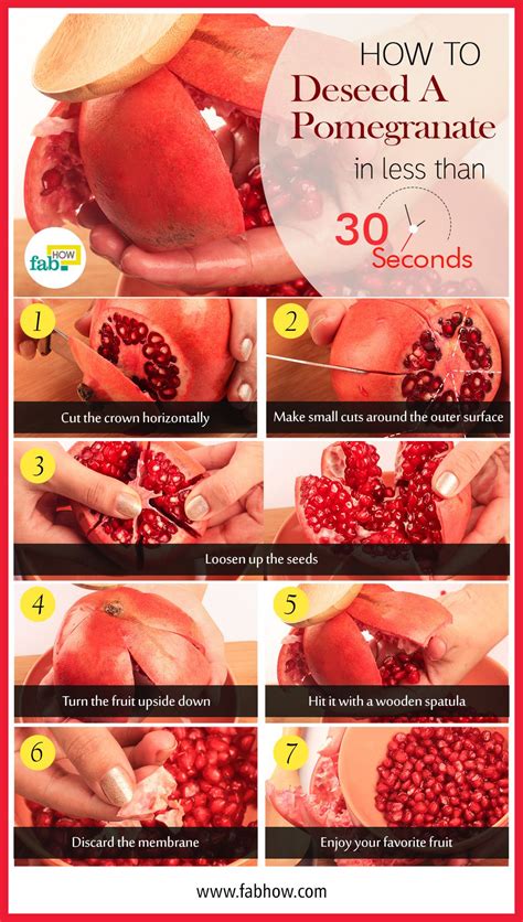 Carefully pull the pomegranate apart with your hands. how to deseed a pomegranate in less than 30 minutes ...