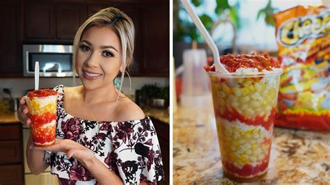 Hot Cheetos Esquites Corn In A Cup Mexican Snack Youtube In Corn In A Cup Mexican Hot Sex Picture