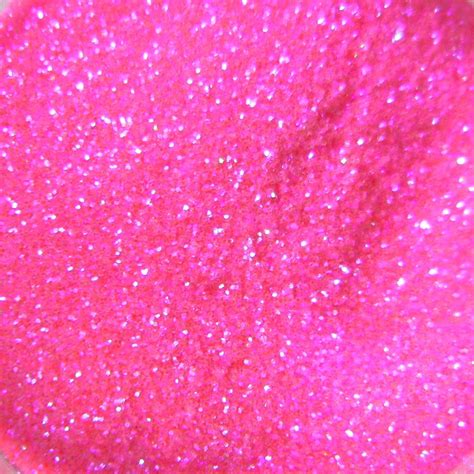 Bright Pink Glitter Extra Fine Hex Cut