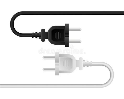 Electrical Plug The Concept Of Connection Connection Concept Black