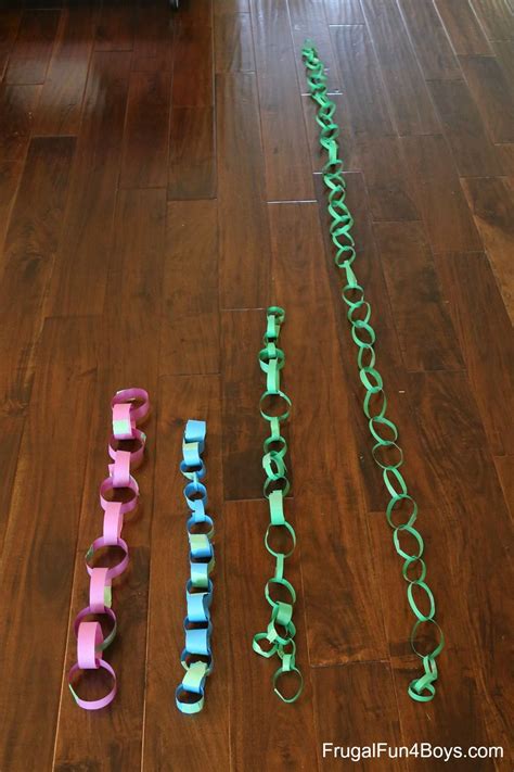 Stem Challenge One Piece Of Paper Paper Chain Contest Stem