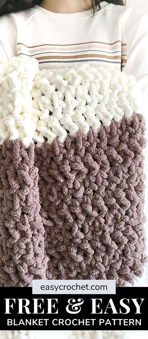 Crochet Weighted Blanket Using Bernat Blanket Extra Easy Crochet Patterns