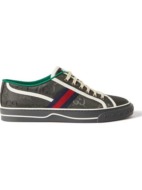 Gucci Off The Grid Webbing Trimmed Monogrammed Econyl Canvas Sneakers