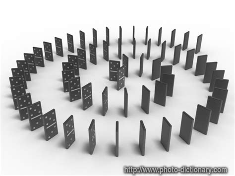 Domino Spiral Photopicture Definition At Photo Dictionary Domino