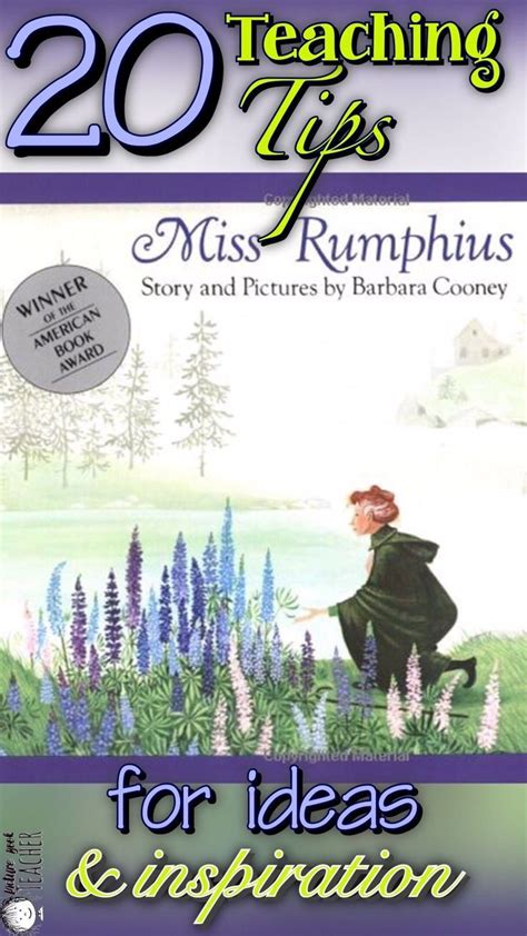 'you must do something to make the world more beautiful.' find & share quotes with friends. Miss Rumphius by Barbara Cooney - Teaching Ideas in 2020 (With images) | Fun language arts ...
