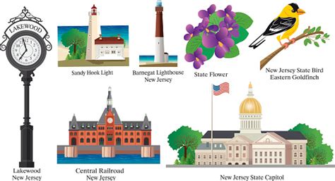New Jersey Symbols Stock Illustration Download Image Now Istock