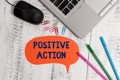Text Sign Showing Positive Action Conceptual Photo Doing Good Attitude