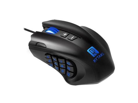 Gaming Mouse Rytaki High Precision 16400 Dpi Laser Mmo
