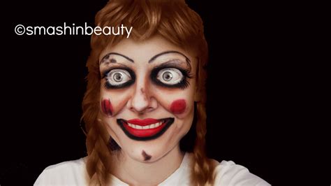 The Conjuring Annabelle Doll Makeup Halloween Makeup Tutorial 2013