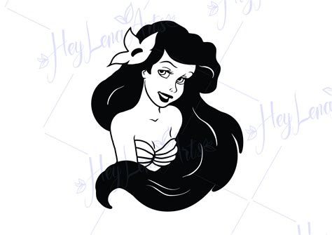 Little Mermaid Princess SVG