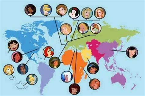 Disney Princesses And Their Countries Disney Magic Pinterest Princess And Disney Magic