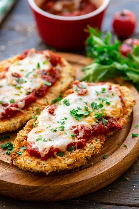 Cook at 360f for about 30 minutes. Air Fryer Chicken Parmesan - Healthy Dinner! - Julie's ...