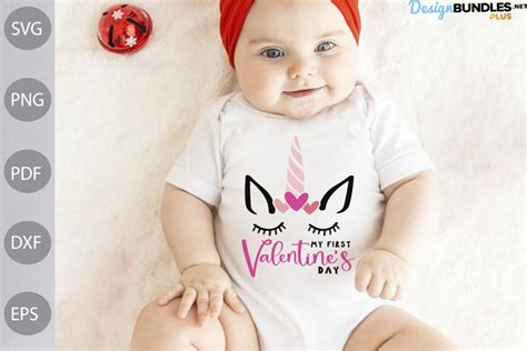 My First Valentines Day Svg Cut Files Baby Valentine Svg