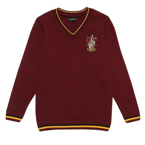 Harry Potter Sweatersglan V Neck Sweater Cosplay Costumes Gryffindor