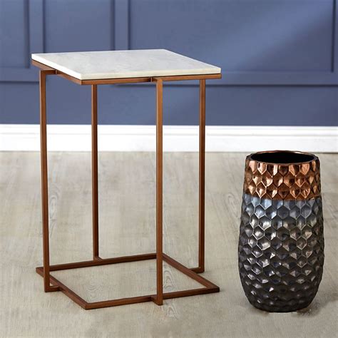 Shalimar Square Marble Side Table Marble Table Side Table Table