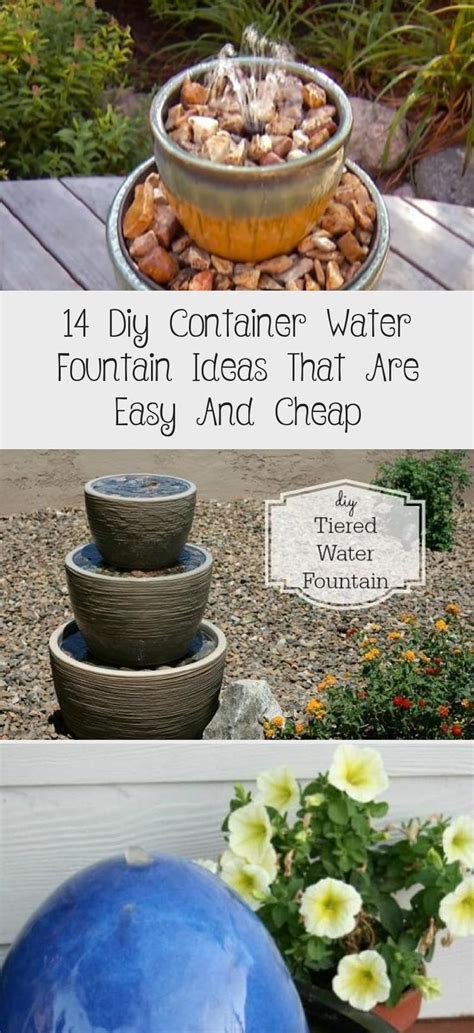 A swimming pool fountain can create added value and peace to your swimming pool. 14 Diy Container Water Fountain Ideas That Are Easy And ...