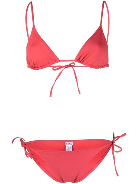 Eres Mouna Malou Triangle Bikini Set In Pink Modesens Triangle My Xxx
