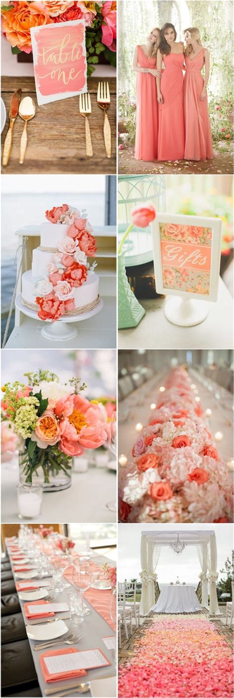 45 Coral Wedding Color Ideas You Dont Want To Overlook