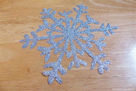 How To Make Glitter Snowflakes Easy Winter Craft For All Ages