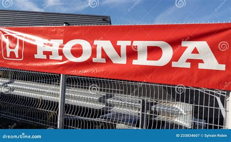 Honda Dealership Sign Text Car Logo Brand Of Store Japanese Automobile