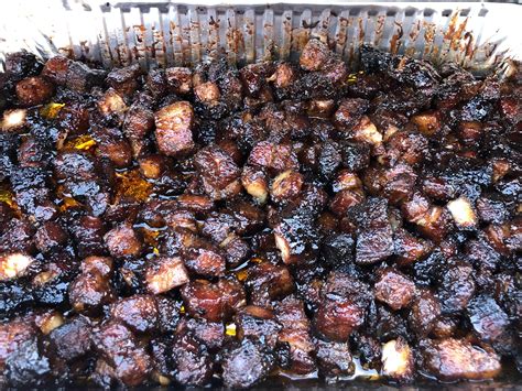 Somebabble [homemade] Meat Candy Pork Belly Burnt Ends
