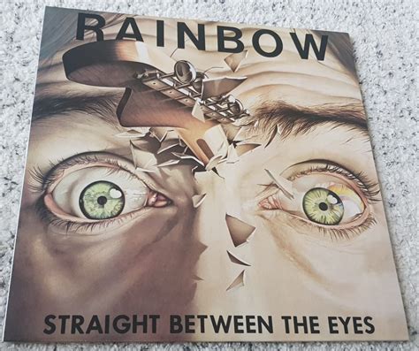Rainbow Straight Between The Eyes Vinyl Photo Metal Kingdom