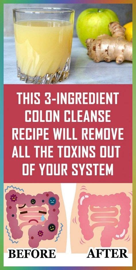 Colon Cleanse 3 Ingredient Juice Colon Cleanse Colon Cleanse Recipe