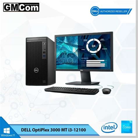 Jual Dell Optiplex 3000 Mt I3 12100 4gb1tbwin 11 Home Di Seller Gm