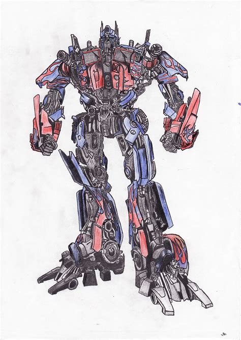 Optimus Prime Drawing By Megjessy On Deviantart