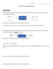 16 and 17.1 mixed review questions) 4. Forces And Free Body Diagrams Worksheet Answer Key - slidesharefile