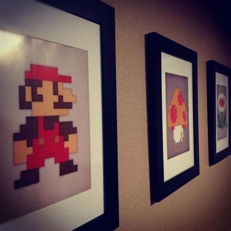 Well Played Well Played 8 Bit Art Mario Room Nerd Office