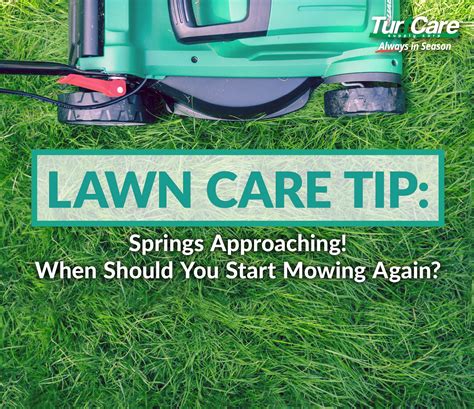 Lawn Care Tip Springs Approaching When Should You Start Mowing Again