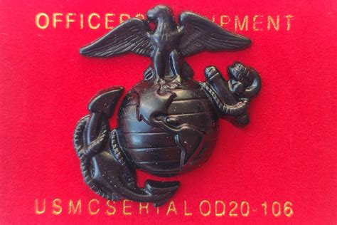 Us Marine Corps Left Cap 3 Pack Lapel Pins Property Room
