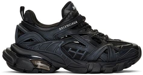 Balenciaga Track2 Open Mesh Running Sneakers In Black For Men Lyst