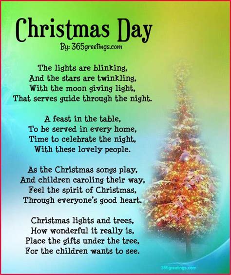 Christmas Poems For Kids Christmas Celebrations Christmas Verses