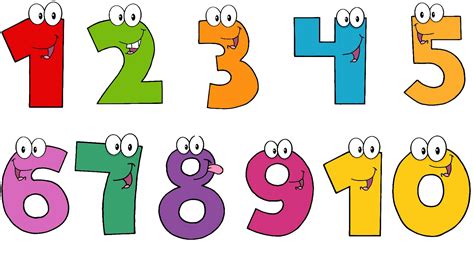 Download 1 To 10 Numbers Transparent Background Free