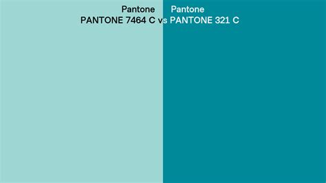 Pantone 7464 C Vs Pantone 321 C Side By Side Comparison