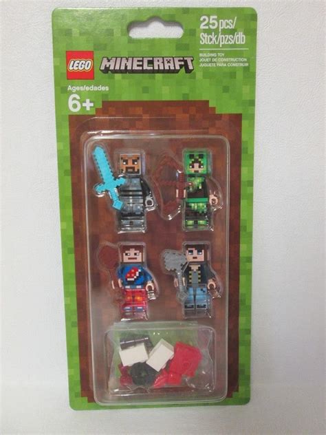 Lego Minecraft Skin Pack 1 Minifigure Set 853609 1842773338