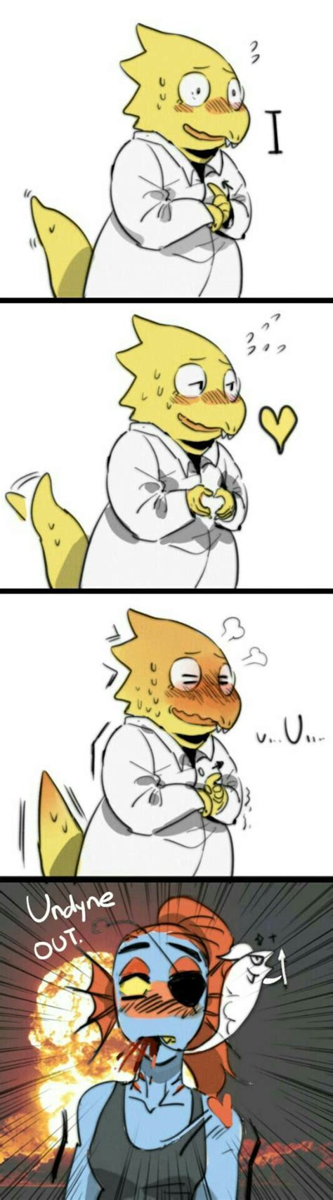 Alphys And Undyne Undertale Undertale Funny Undertale Comic