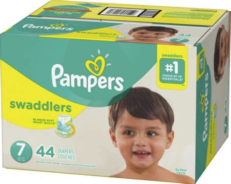 Pampers Swaddlers Disposable Baby Diapers Size 7 44 Count For Sale