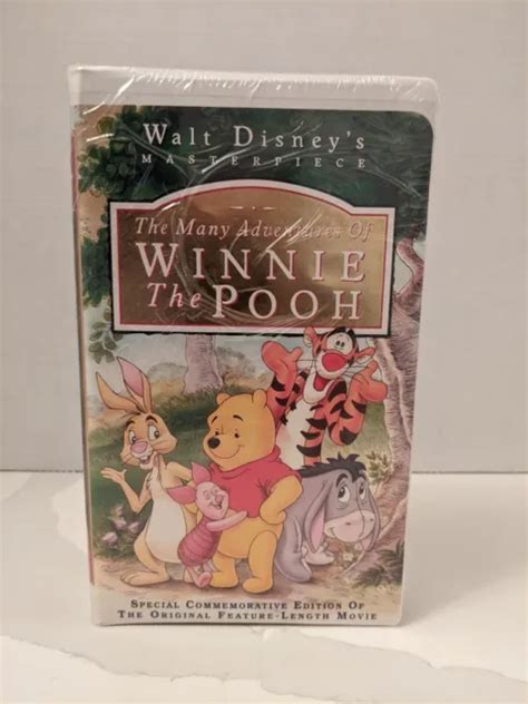 Vhs Tape Disney Movie The Many Adventures Of Winnie The Pooh Factory Hot Sex Picture
