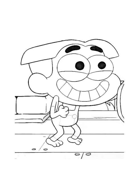 Cricket Green In Big City Greens Coloring Page Free Printable