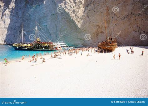 Navagio Shipwreck Beach Editorial Photography Image Of Greece 64184222