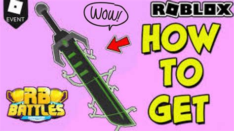 How To Get Djs Sword Of Agility Green Sword Roblox Rb Battles