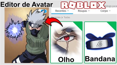 Perfil Do Kakashi Naruto Roblox Roblox Avatar Youtube