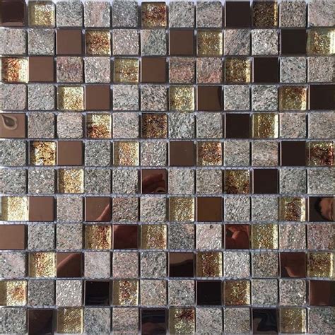 Rose Gold Resin Metallic Glass Mosaic Tile Hxl09 Hengsheng Artofit