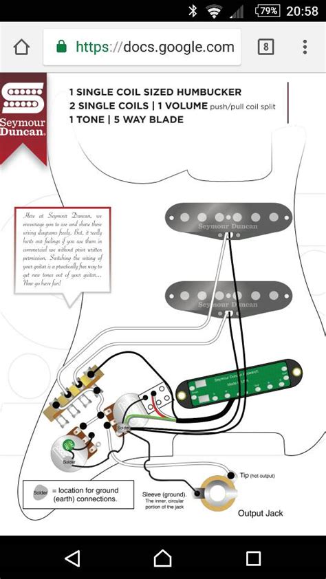 Seymour duncan stratocaster wiring diagram. Hss coil tap wiring