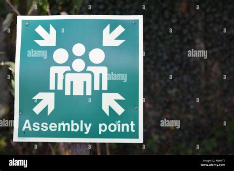 Emergency Assembly Point Sign Hi Res Stock Photography And Images Alamy