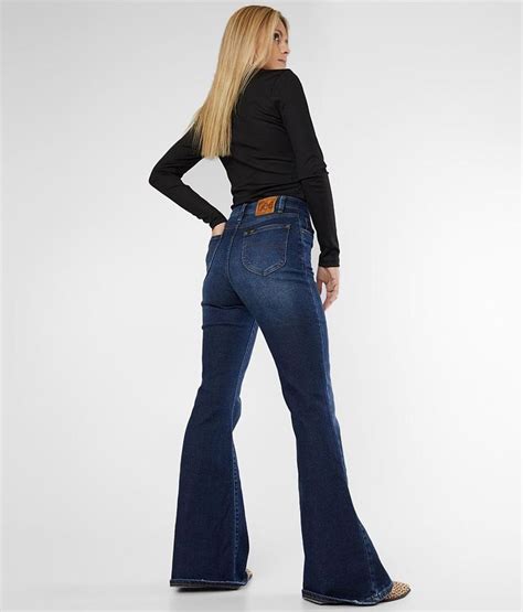 Lee High Rise Flare Stretch Jean Women S Jeans In Vegas Blue